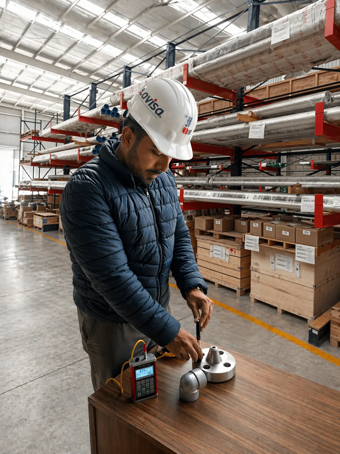 Verificación de Dureza con Durómetro tipo LEEB.